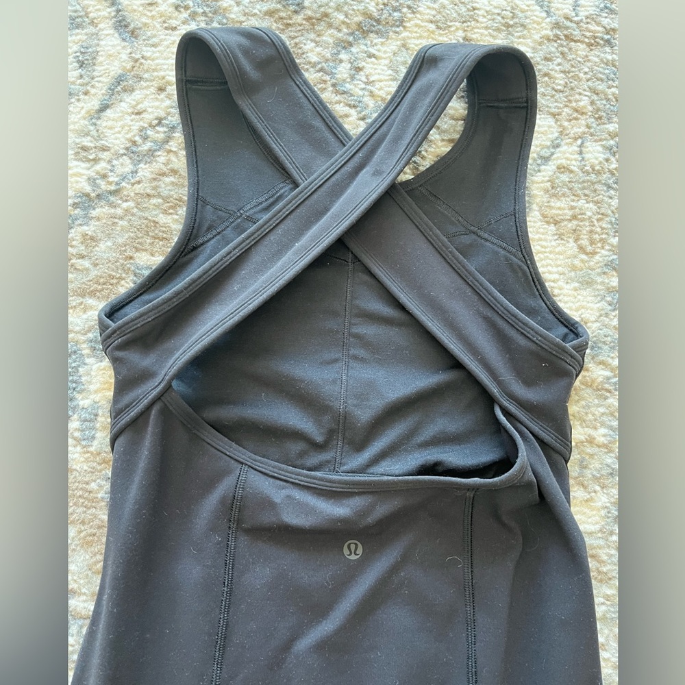 lululemon athletica Black Midi Tank Dress - Picture 4 of 5